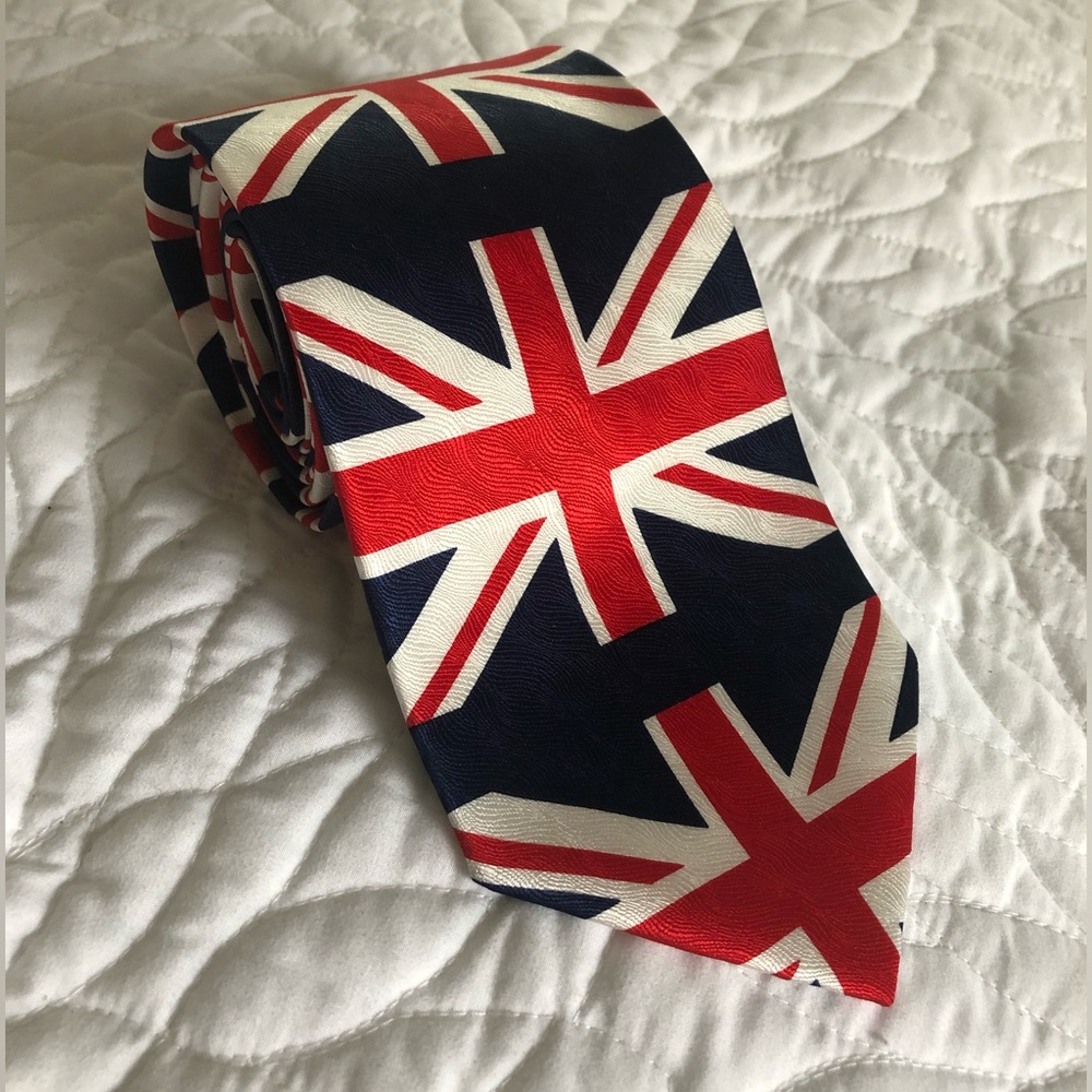 Union Jack silk tie